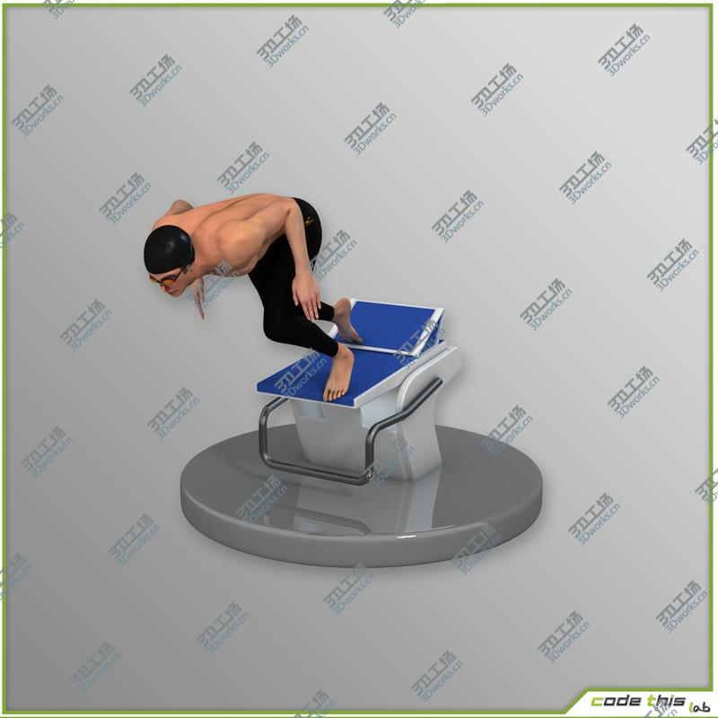 images/goods_img/202104022/Male And Female Swimmer CG 3D model/5.jpg
